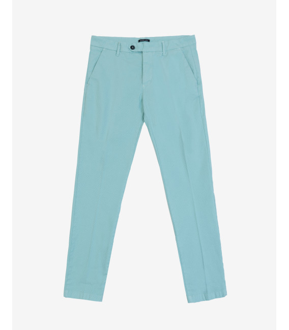 Pantaloni Frank tapered in microfantasia