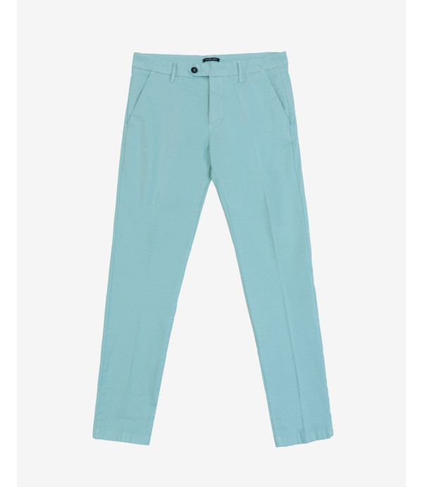 Pantaloni Frank tapered in microfantasia