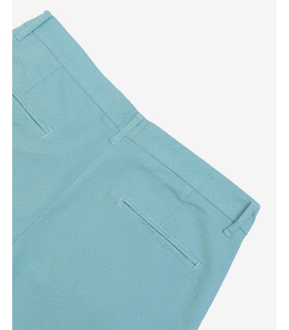 Pantaloni Frank tapered in microfantasia