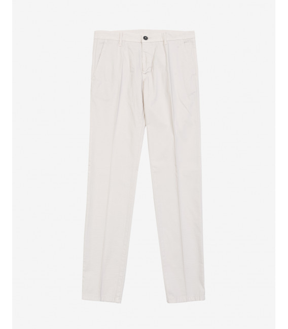 Pantaloni William Skinny fit in microfantasia