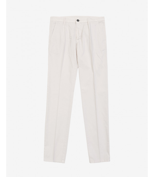Pantaloni William Skinny fit in microfantasia