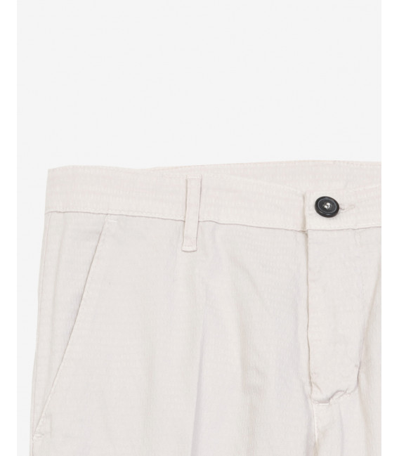 Pantaloni William Skinny fit in microfantasia