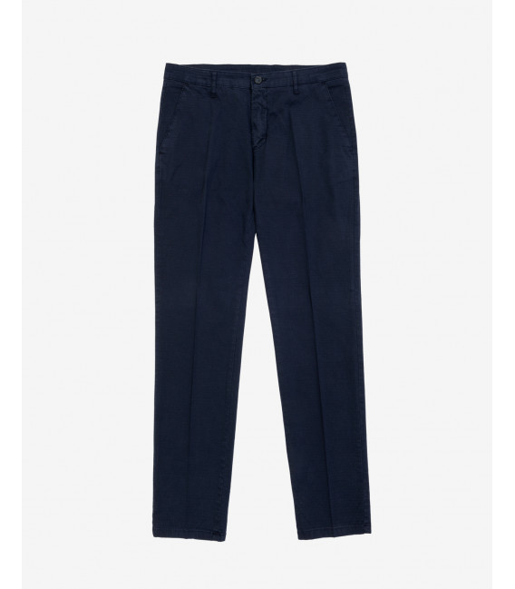 William skinny fit trousers in micro pattern
