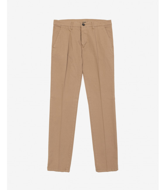 William skinny fit trousers in micro pattern