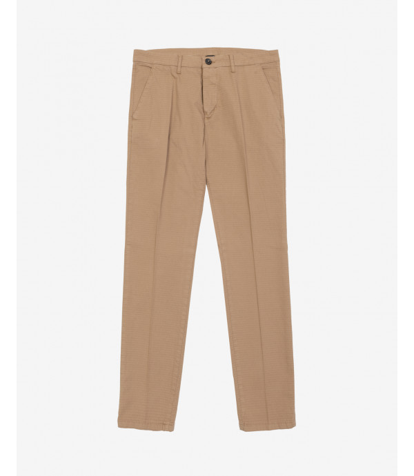 Pantaloni William Skinny fit in microfantasia