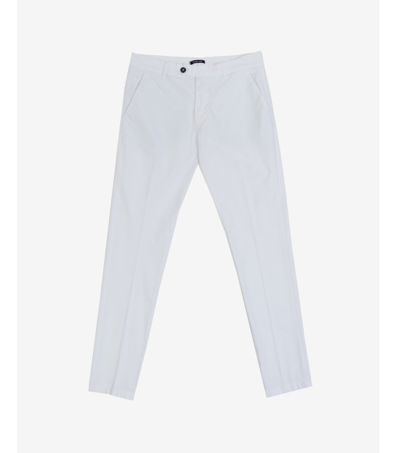 Pantaloni Frank tapered in microfantasia