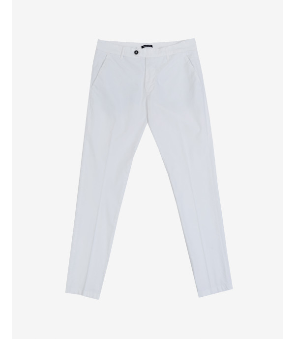 Pantaloni Frank tapered in microfantasia