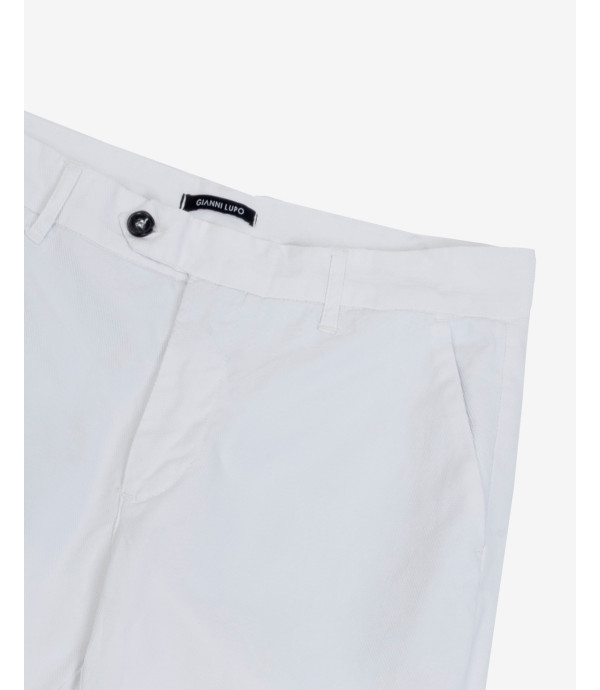 Pantaloni Frank tapered in microfantasia