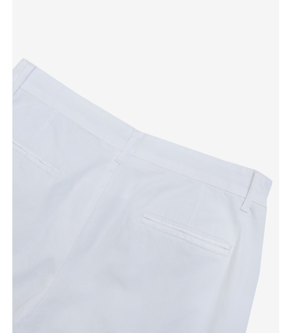 Pantaloni Frank tapered in microfantasia