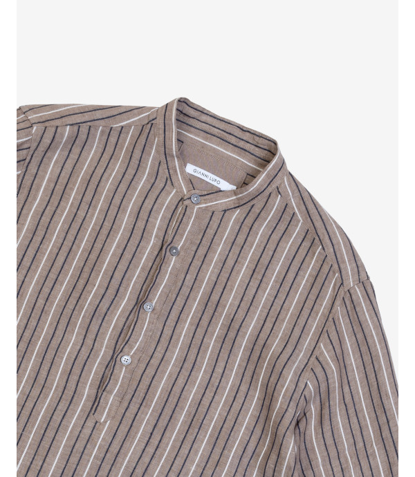 Overhead shirt in linen