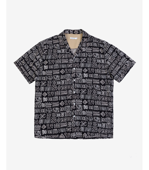 Camicia bowling stampa tulum viscosa