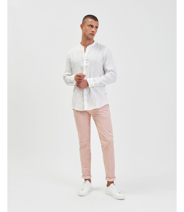 Pantaloni William Skinny fit in microfantasia
