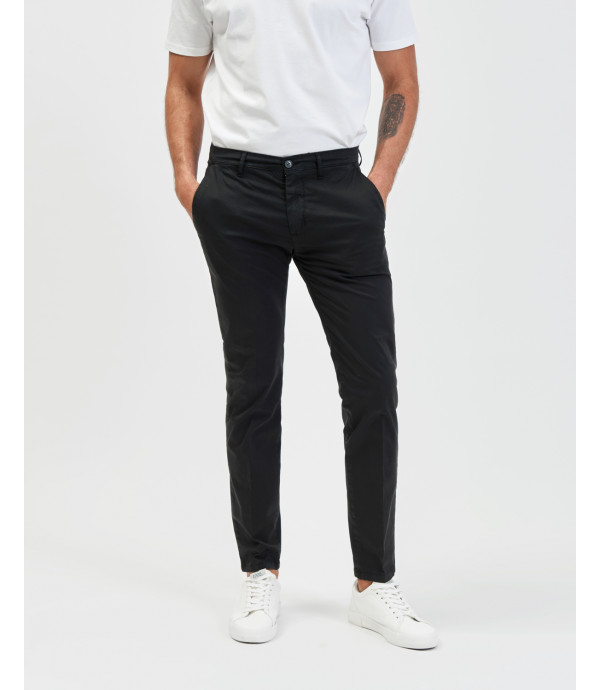 Pantaloni William Skinny fit in microfantasia