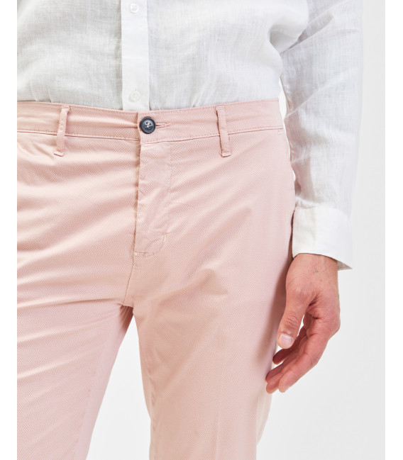 Pantaloni William Skinny fit in microfantasia