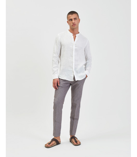 Striped trousers