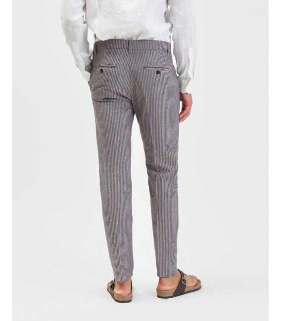 Striped trousers