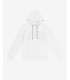 Hoodie with patchwork