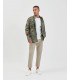 Field jacket con patch