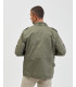 Field jacket con patch