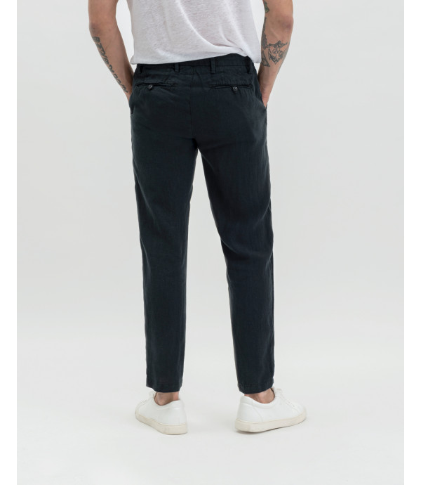 Pantalone in lino con laccio
