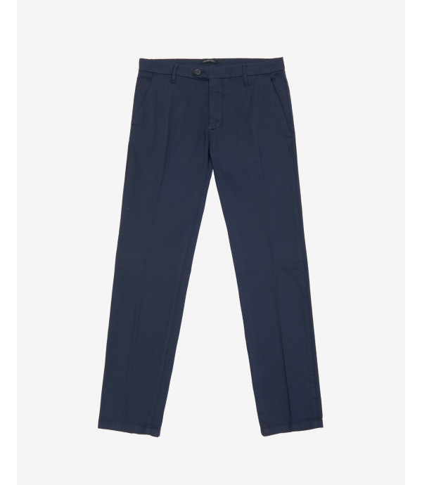Pantaloni Frank tapered in microfantasia
