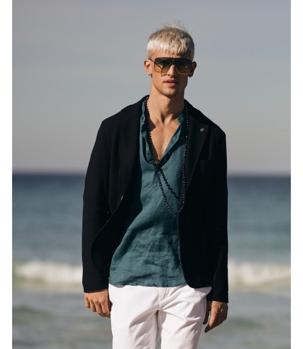 Overhead shirt in linen