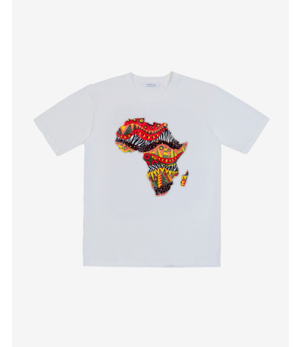 T-shirt con stampa Africa