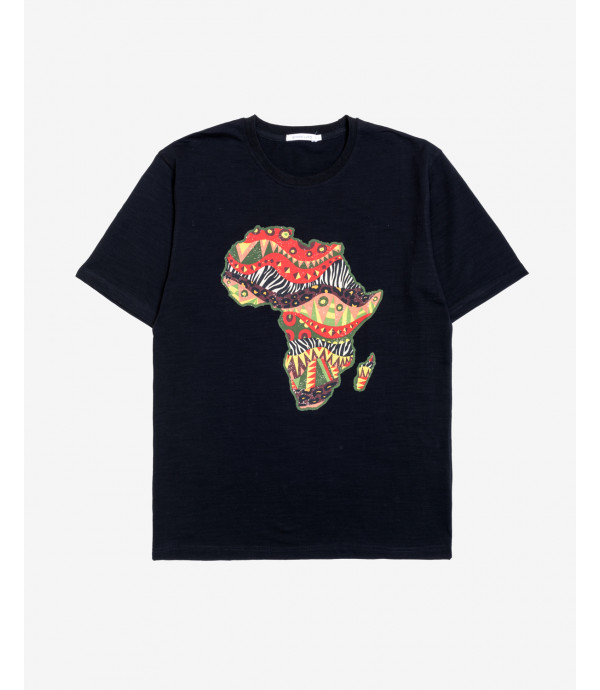 T-shirt con stampa Africa