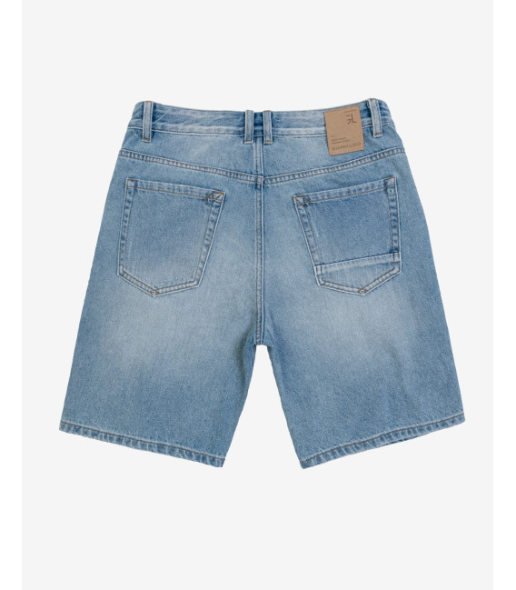 Bermuda jeans con strappi