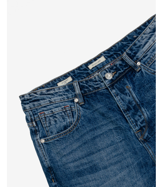 Bermuda jeans dark wash