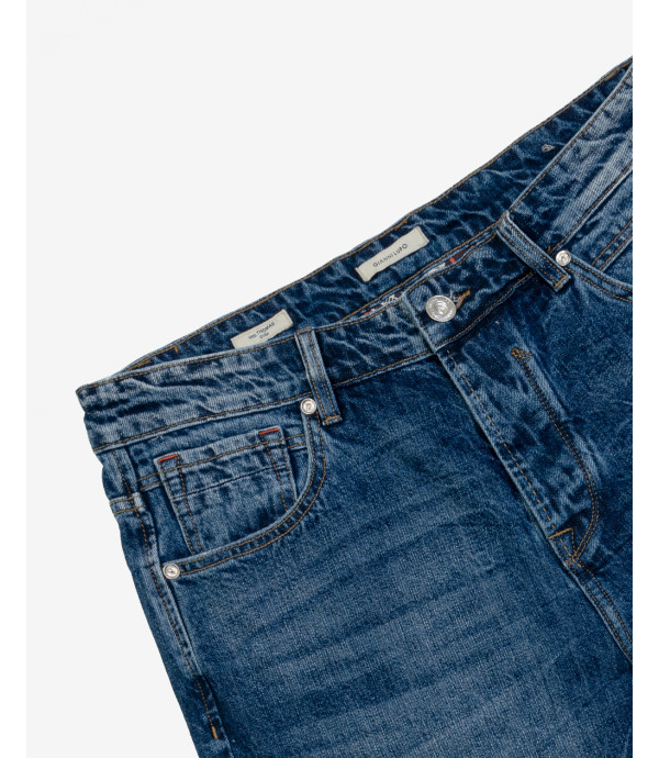 Bermuda jeans dark wash