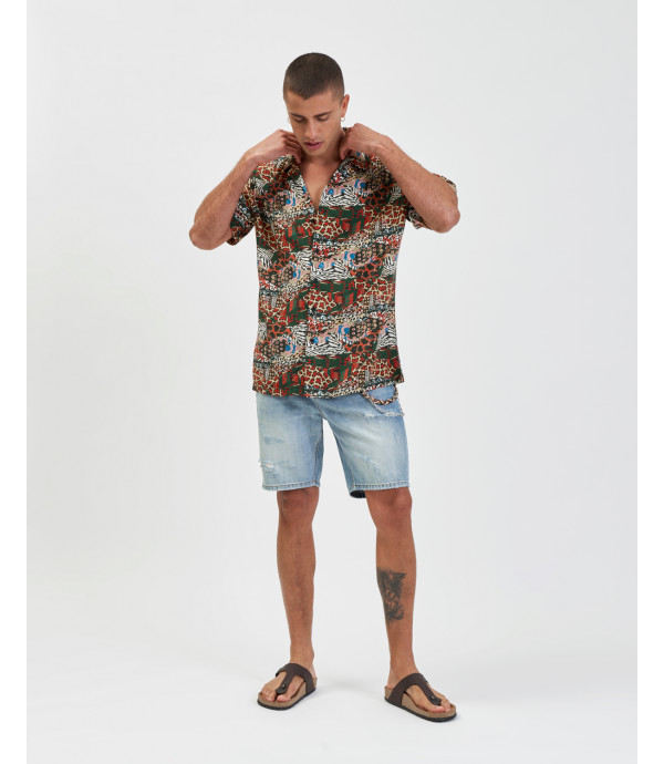 Bermuda jeans medium wash