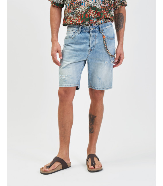 Bermuda jeans medium wash