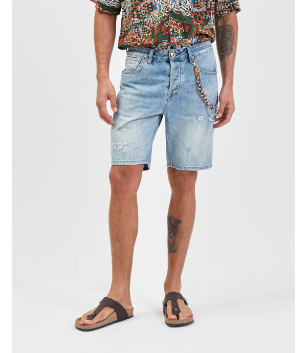 Bermuda jeans medium wash
