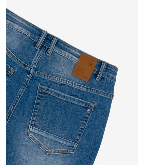 Bermuda jeans medium wash