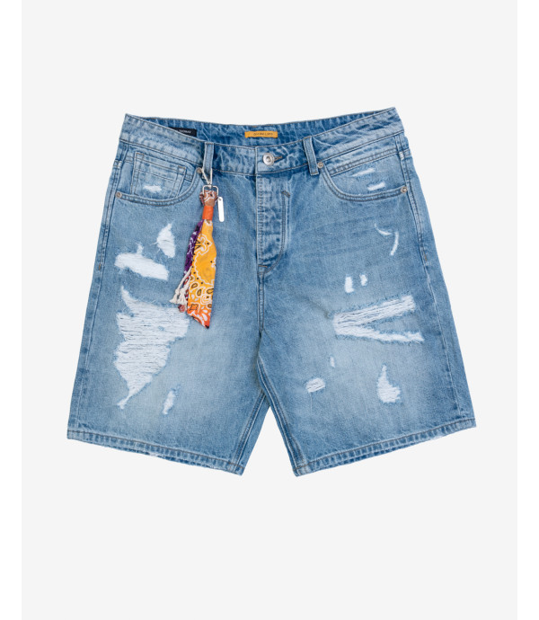 Di più su Bermuda jeans con strappi