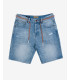 Bermuda jeans con strappi