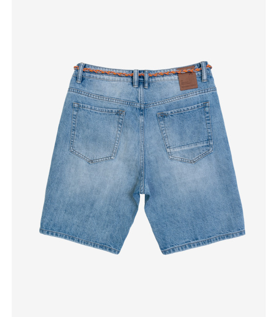 Bermuda jeans con strappi