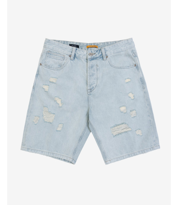 Jeans shorts with rips