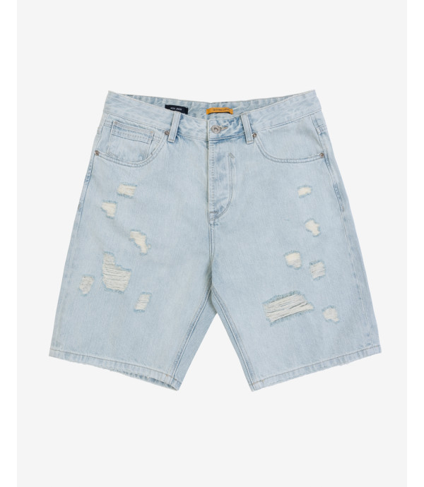 Bermuda jeans con strappi