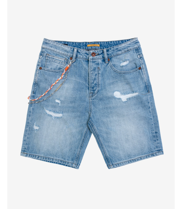Di più su Bermuda jeans con strappi