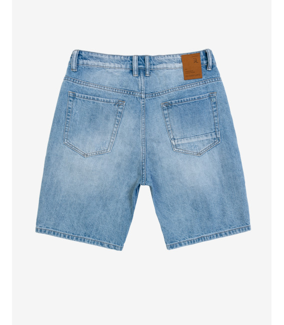 Bermuda jeans con strappi
