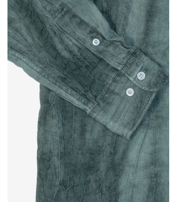Camicia in lino tinto freddo