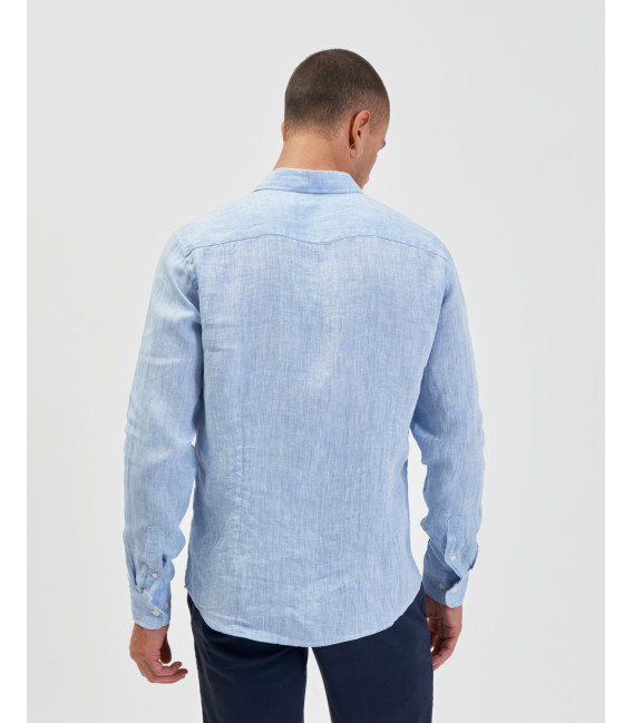 Camicia in lino premium