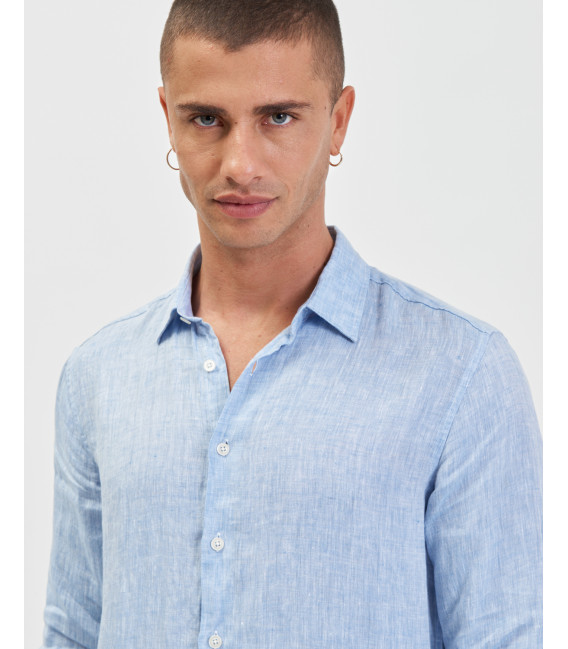 Camicia in lino premium