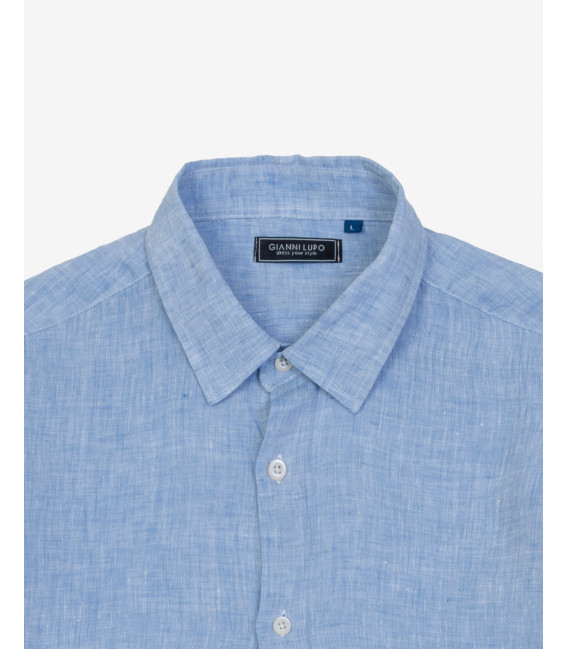 Camicia in lino premium