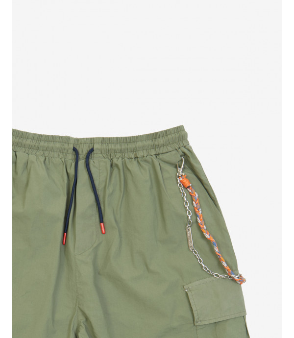 Drawstring gargo shorts