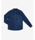 Camicia coreana in lino tinto freddo