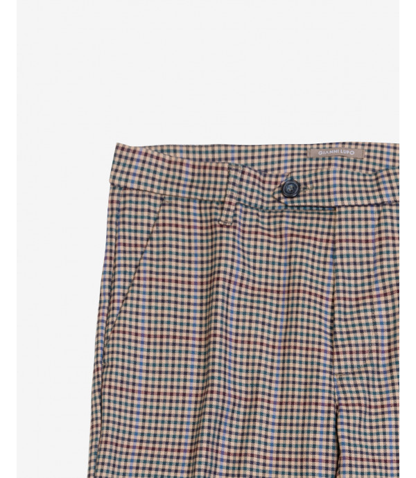 Pantaloni da abito a quadri