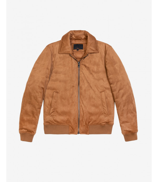Bomber effetto pelle